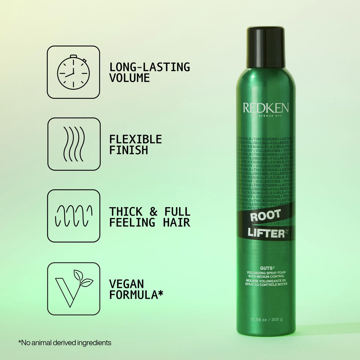 Redken Root Lifter Volumizing Spray Foam Hair Styling 300g