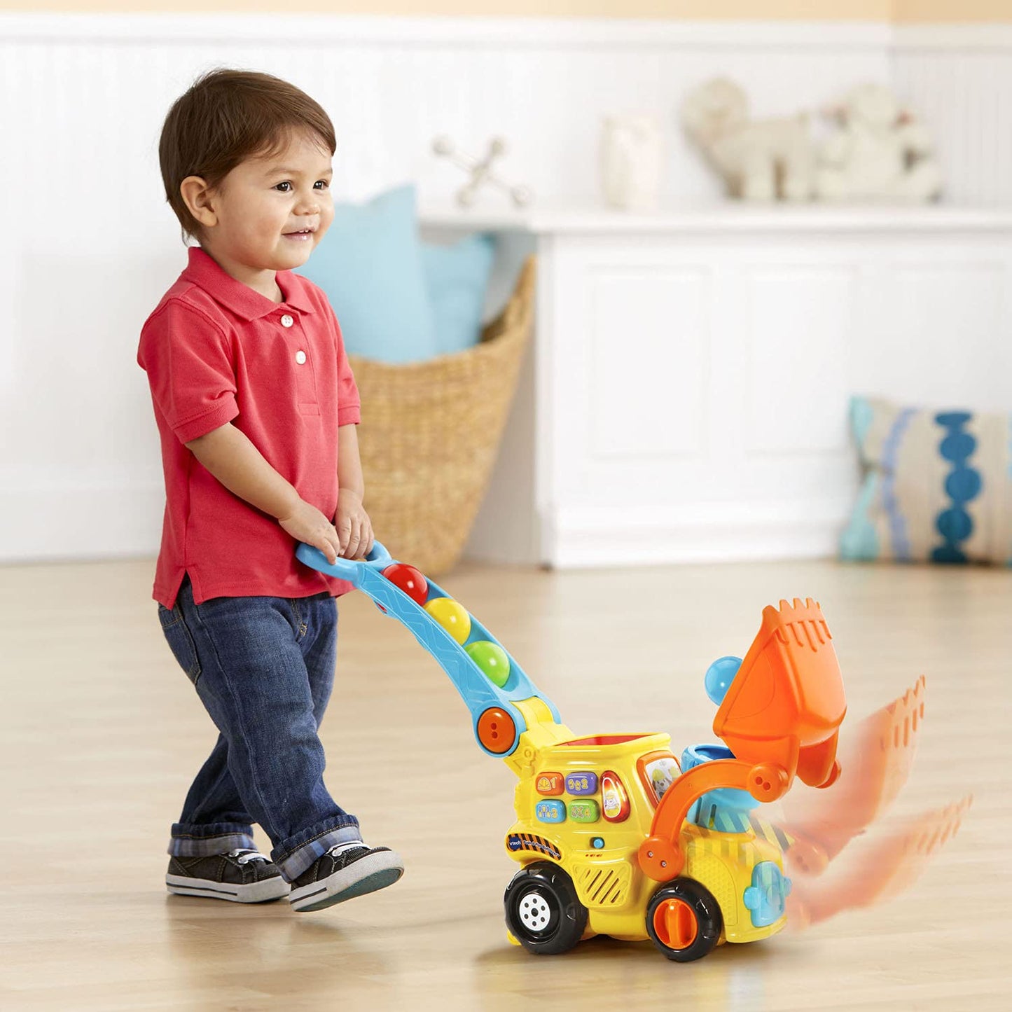 VTech Pop-a-Balls Push & Pop Bulldozer - English Version 🍁 All In One Marketplace Canada