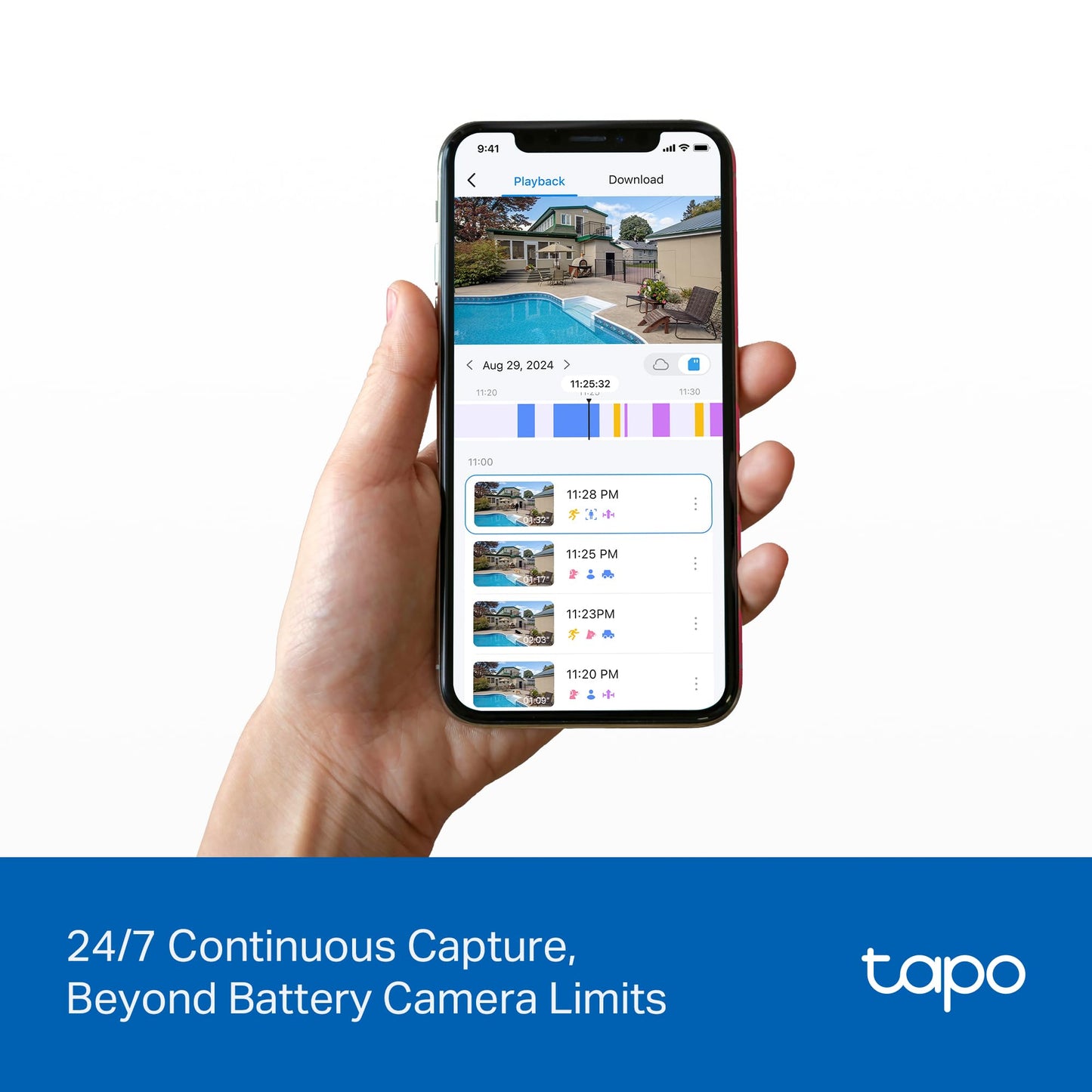 Tapo 4K 8MP Solar-Powered Outdoor Security Camera Kit, Wireless Magnetic Mount, 4K Ultimate Clarity, Free AI Detection, Cloud/Local Storage up to 512GB, Starlight Color Night Vision(Tapo C460 KIT)