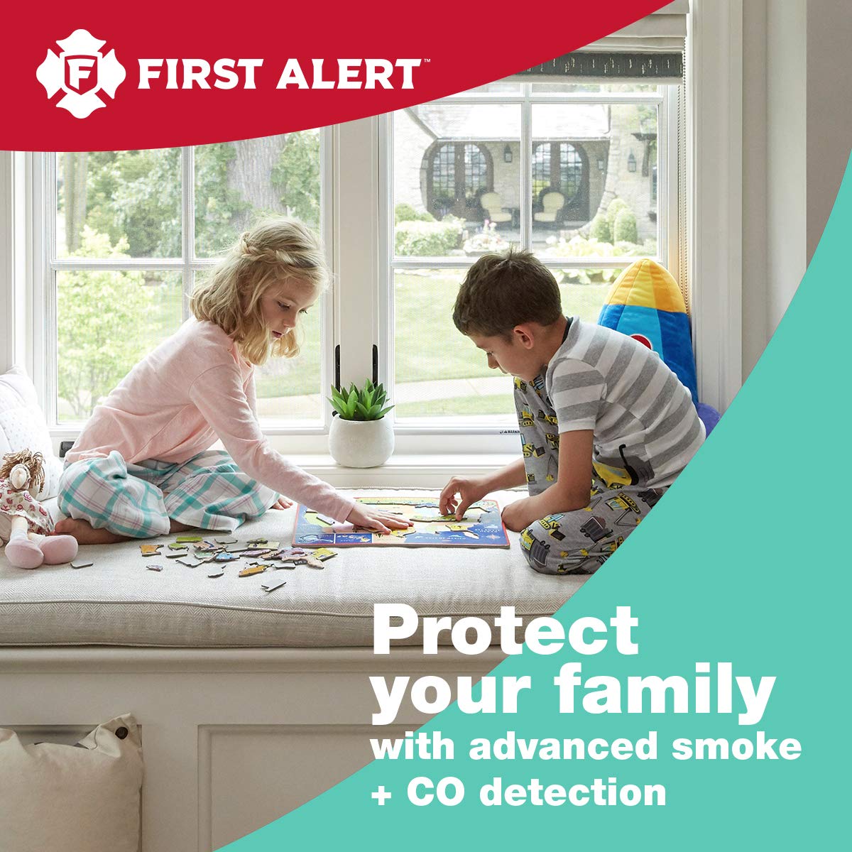 First Alert SC9120LBLA Hardwire Smoke/Carbon Monoxide Alarm 10 Year Battery