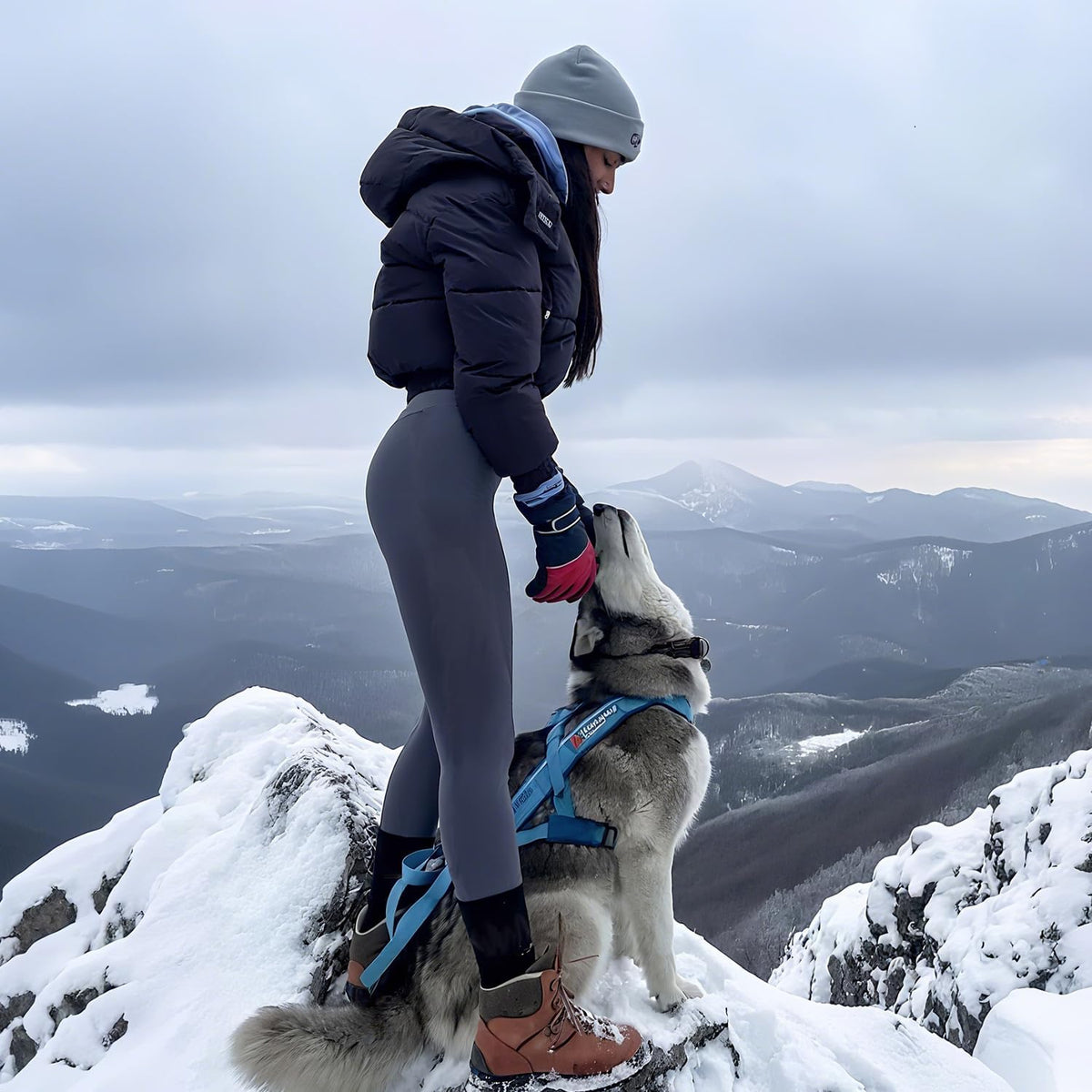 CTHH Fleece Lined Leggings for Women Thermal Tummy Control High Waist Yoga Pants Winter Slimming Workout Running Tights 🍁 All In One Marketplace Canada