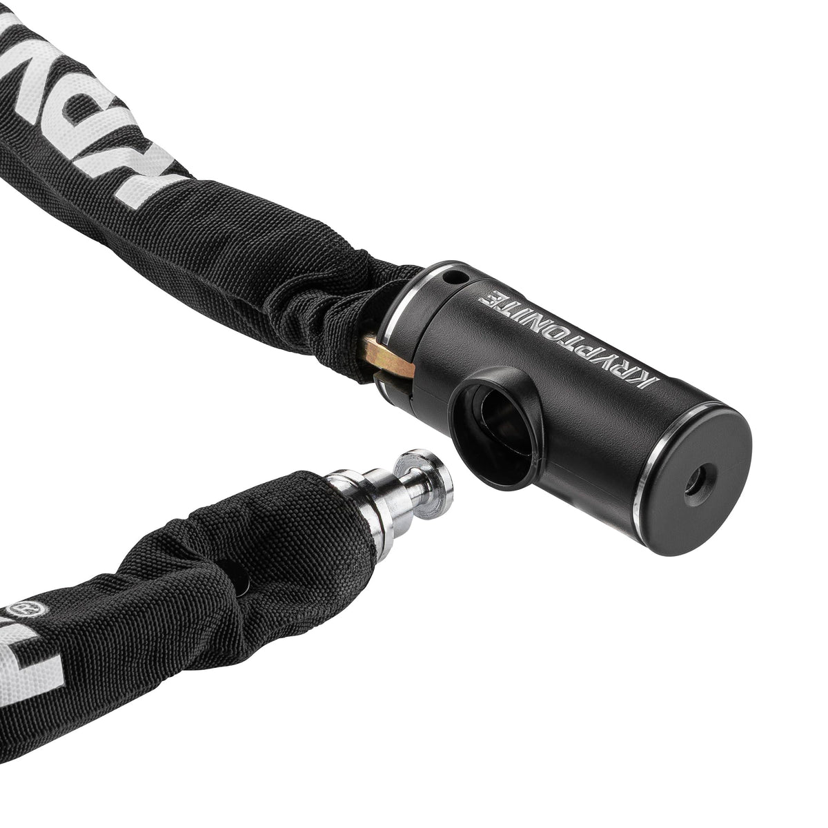 Kryptonite Key Chain Bike Lock, 3 Feet Long, 8mm Chain Links, Bicycle Chain Lock with Keys for Scooter Road Mountain Bikes