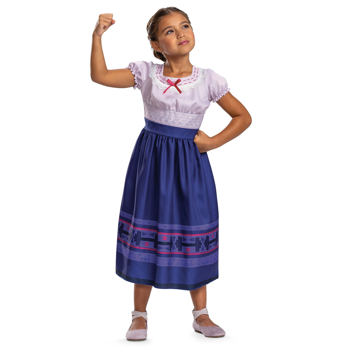 Costume de Luisa Madrigal, tenue de déguisement officielle Disney Luisa d'Encanto pour Halloween, taille enfant (7-8 ans)