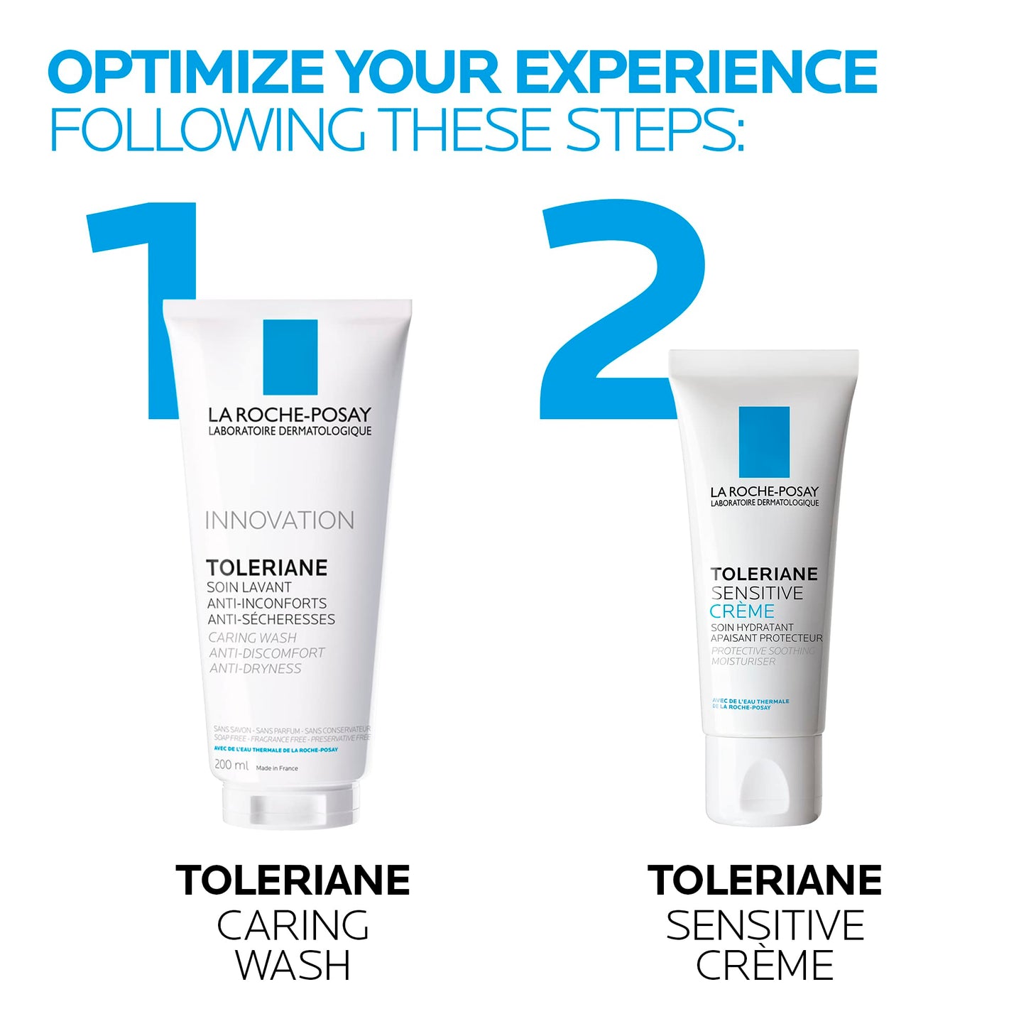La Roche-Posay Face Wash, Toleriane Hydrating Cleanser with Ceramides, Face Wash for Normal to Dry Sensitive Skin, Soap Free, Fragrance Free, Alcohol Free, 200mL - Available at All In One Marketplace Canada