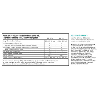 Milkmakers New Mama Oatmeal Chocolate Chip Cookie Bites – 10 Pack (570g)