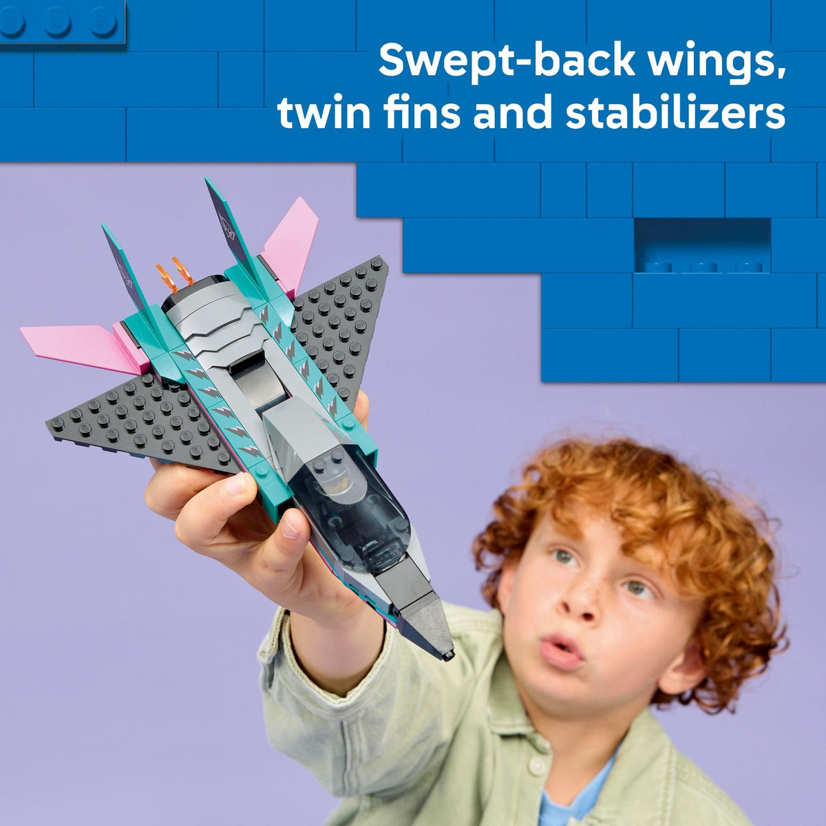 LEGO City Jet vs. Car 60489