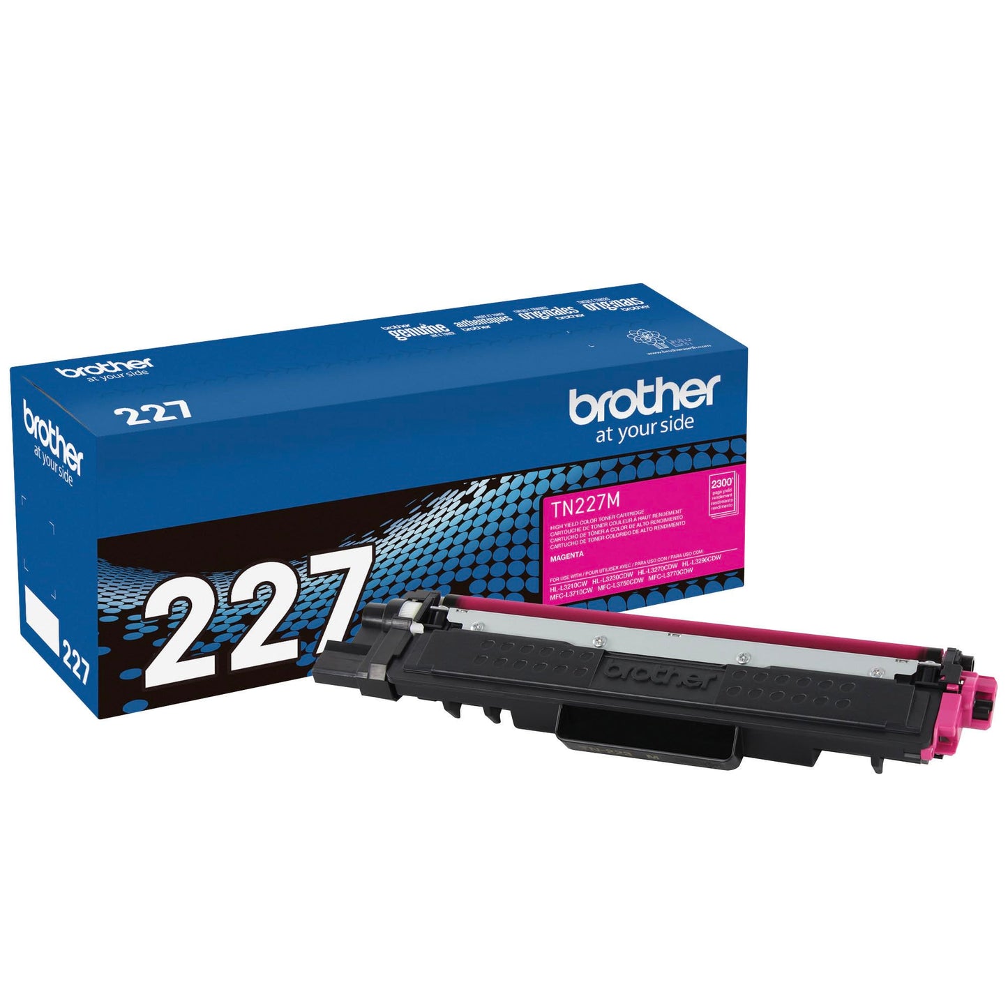 Brother Original TN227M High-Yield Magenta Toner Cartridge, Higher Yield for Value, Toner Replacement cartridges, Toner for Brother Laser Printers HL-L3210CW, MFC-L3710CW, MFC-L3750CDW, and More 🍁 All In One Marketplace Canada