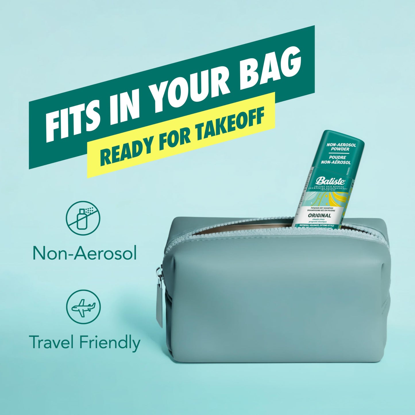 Batiste Powder Dry Shampoo, Non‑Aerosol Powder Format for Effortless Refresh, Gently Absorbs Oil, Adds Volume & Body, Clean & Fresh Fragrance, From Canada’s #1 Dry Shampoo Brand - Available at All In One Marketplace Canada