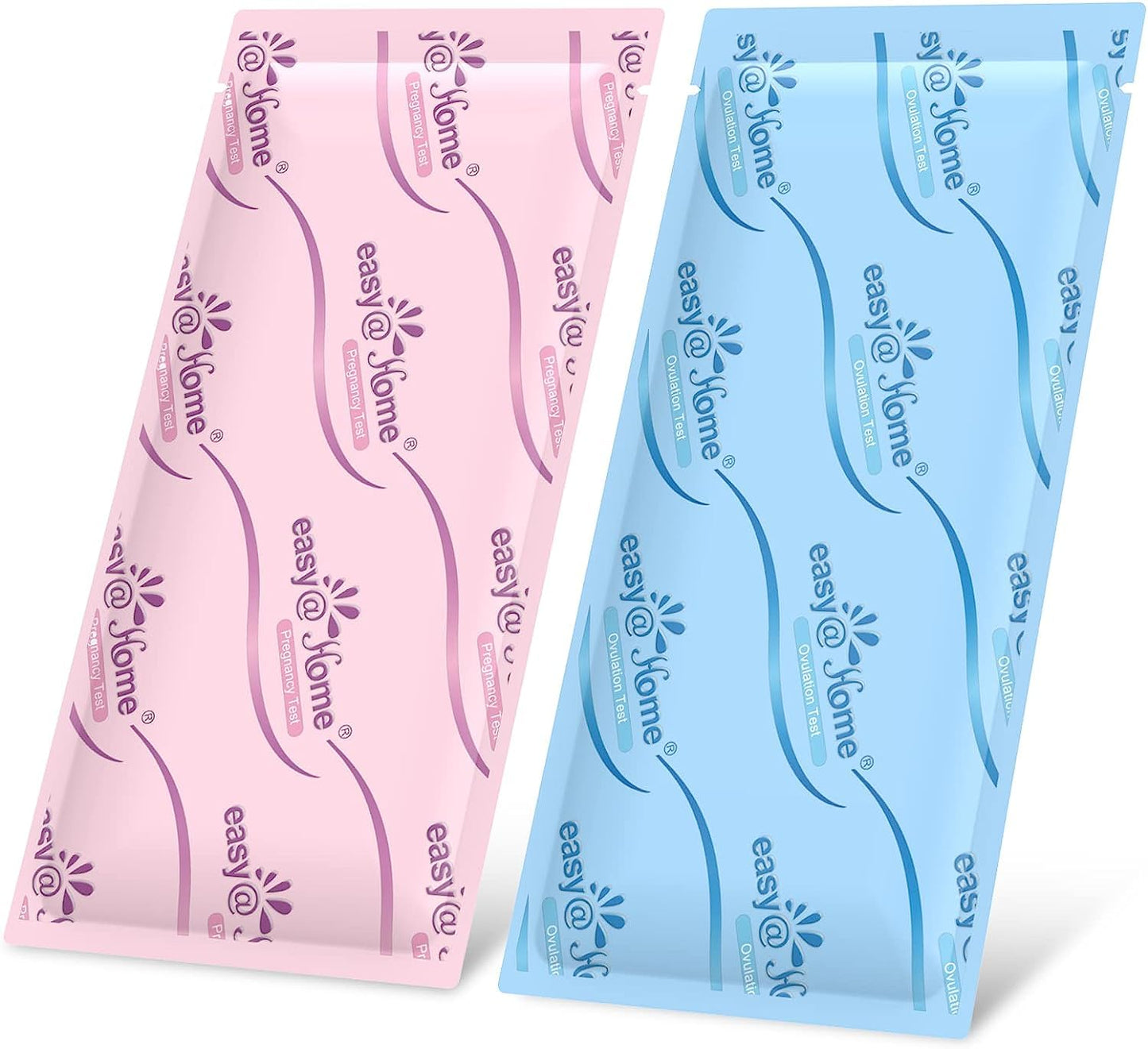 Easy@Home 100 Ovulation & 20 Pregnancy Test Strips Kit: Accurate Fertility Tests - Powered by Premom App OPK | 100 LH + 20 HCG
