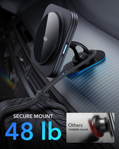 ESR 15W for MagSafe Car Mount Charger, Air Vent Dashboard Wireless Magnetic Phone Holder Chargerfor iPhone 17e Air 17 Pro Max 16 15 14 Plus 13 12 Mini, Galaxy S25/S26 Series for MagSafe Accessories