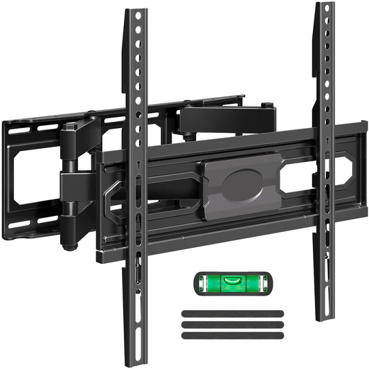 MOUNTUP TV Wall Mount for 26-65 Inch Flat Curved LED LCD Screen TVs Full Motion TV Mount, Tilt Swivel Extension Wall Mount TV Bracket with Dual Articulating Arms, Max VESA 400x400mm, Holds up to 99lbs