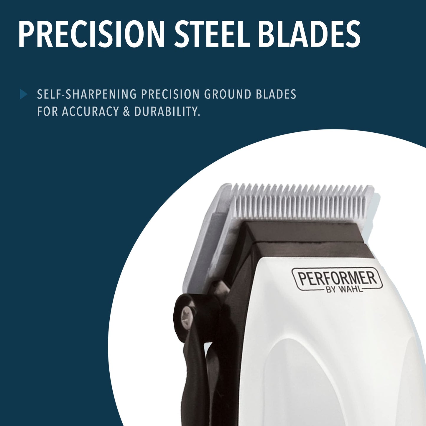 Wahl Canada Performer Haircutting Kit, Quality Economy Clipper Complete with Accessories, Powerful, Quiet Motor, Self-Sharpening Precision Ground Blades, Hair Clipper, At Home Haircutting Kit - Model 3160 - Available at All In One Marketplace Canada