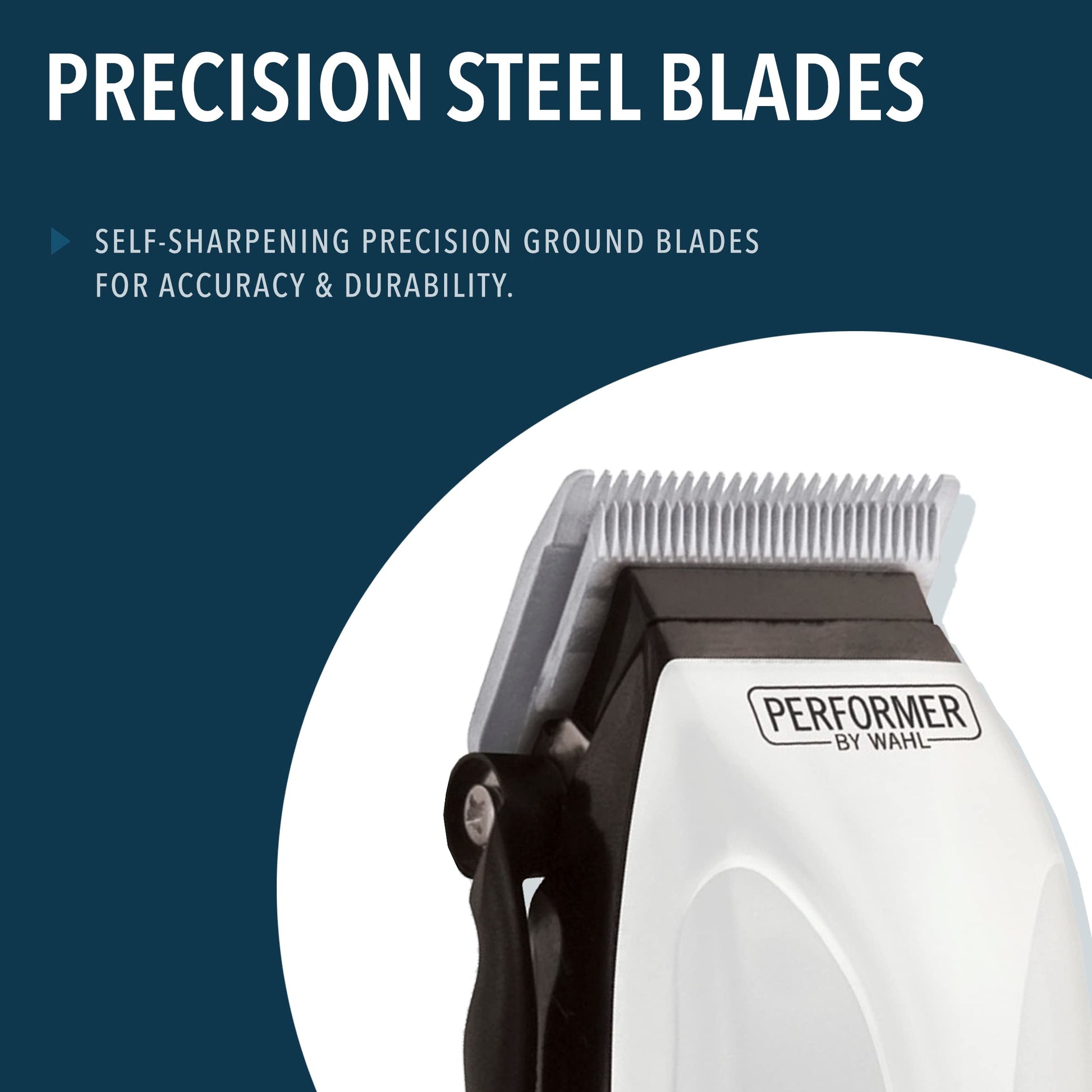 Wahl Canada Performer Haircutting Kit, Quality Economy Clipper Complete with Accessories, Powerful, Quiet Motor, Self-Sharpening Precision Ground Blades, Hair Clipper, At Home Haircutting Kit - Model 3160 - Available at All In One Marketplace Canada
