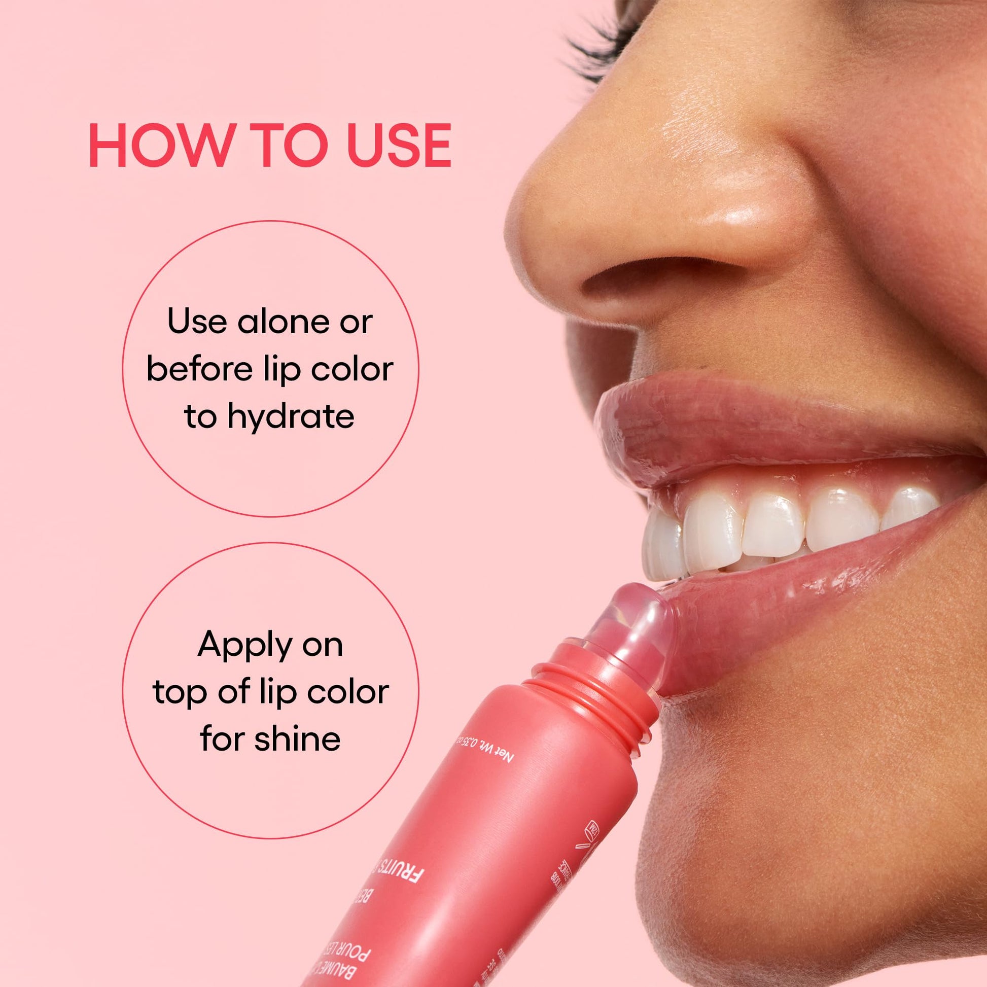 LANEIGE Lip Glowy Balm, Grapefuit: Sheer Tinted Lip Moisturizer with Shea Butter, for Hydrating Shine & Soft Lips