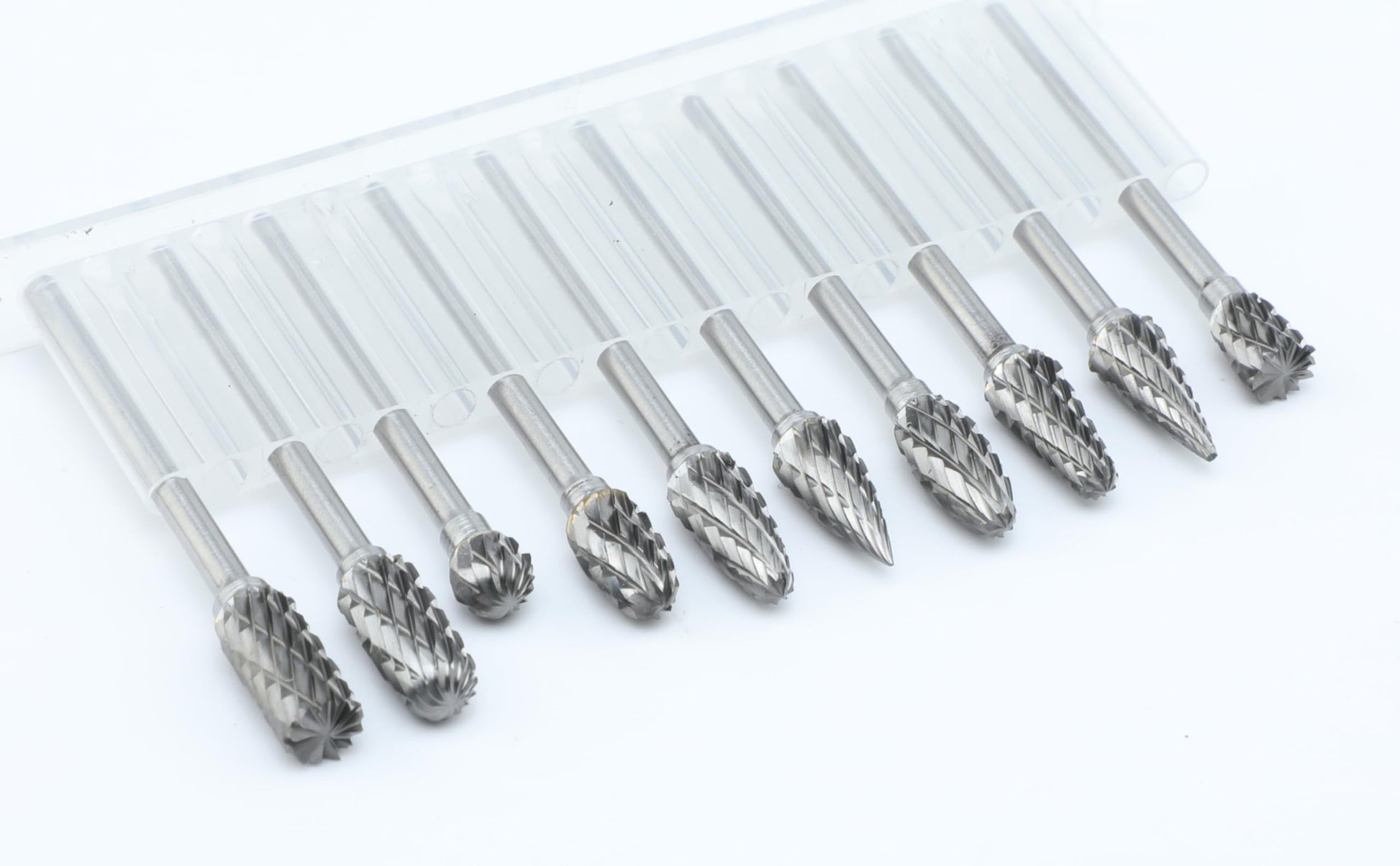 Sworker 10Pcs 1/8" Shank Carbide Burrs Set Bits Compatible with Dremel Metal Grinding Wood Stone Carving Cutting Engraving Grinder Kit Attachment Rotary Tool Accessories - Available at All In One Marketplace Canada