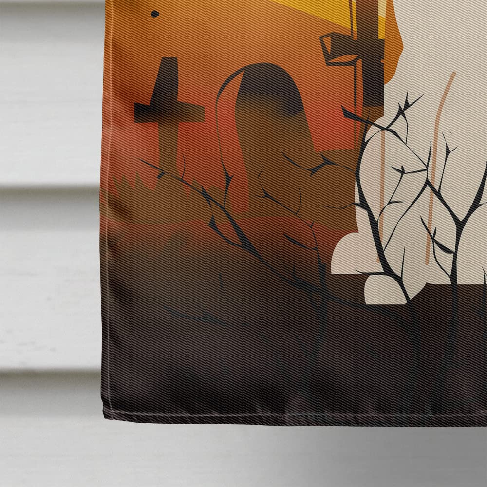 Drapeau Caroline's Treasures BB4315CHF Halloween Berger d'Asie centrale, toile, taille maison, grand, multicolore