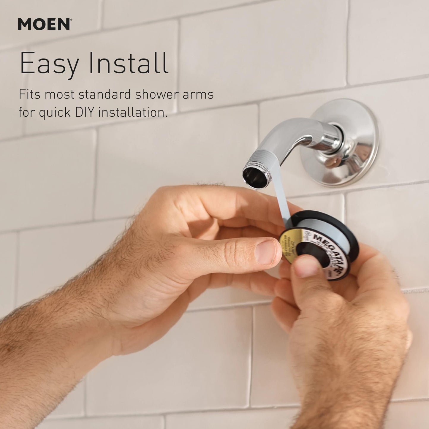 Moen 26112SRN Engage Magnetix Six-Function 5.5-Inch Handheld Showerhead with Magnetic Docking System, Spot Resist Brushed Nickel 🍁 All In One Marketplace Canada