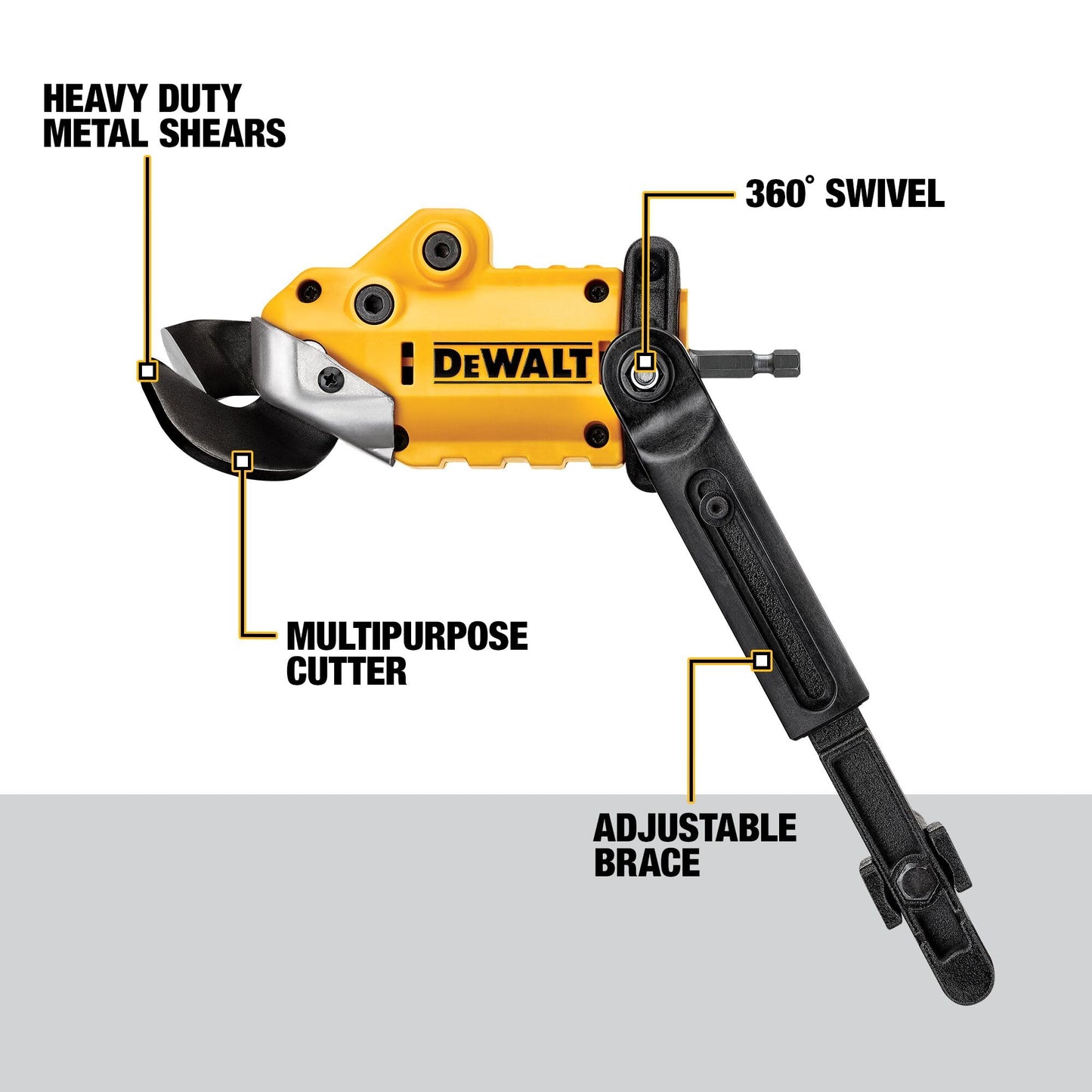 DEWALT DWASHRIR Impact Ready Shears Attachment DEWALT