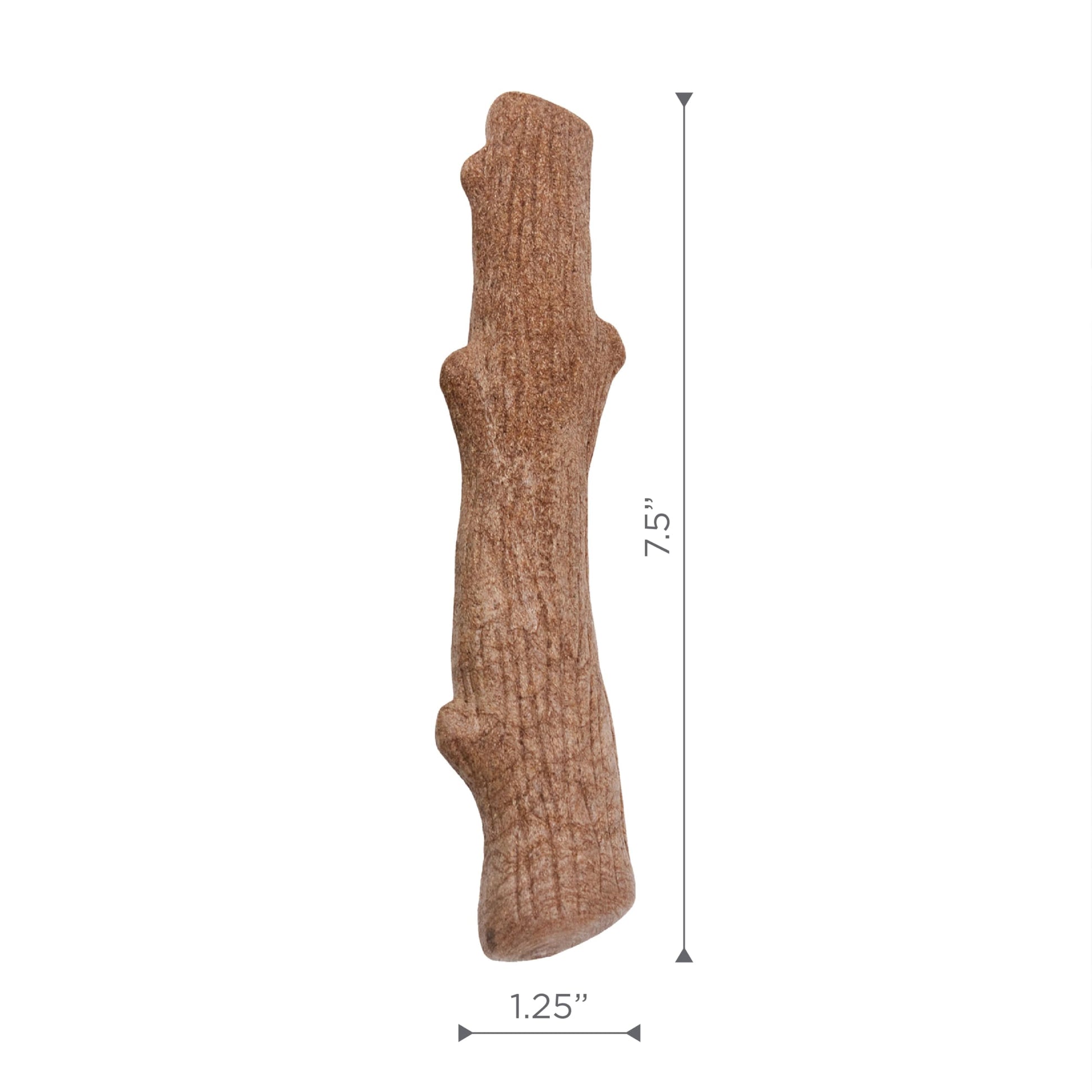 Outward Hound Dogwood Wood Durable Dog Chew Toys, Real Wood & Calming Hemp, 2-Pack, Medium Pupstages