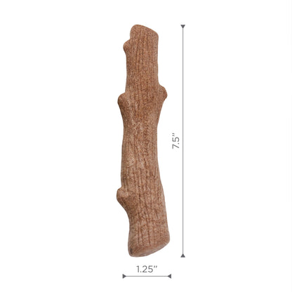 Outward Hound Dogwood Wood Durable Dog Chew Toys, Real Wood & Calming Hemp, 2-Pack, Medium Pupstages