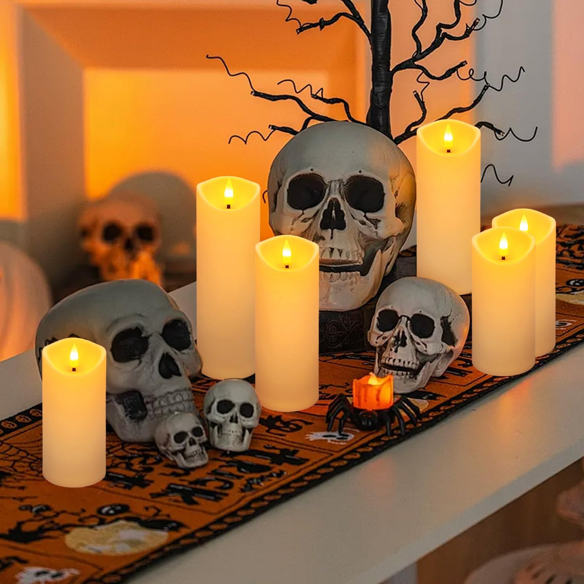 WREXCS 24 Pcs Flameless LED Candles, Battery Operated with Remote and Timer 🍁 All In One Marketplace Canada