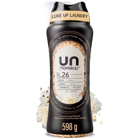 Downy Unstopables Unlimited Collection In-Wash Laundry Scent Booster Beads, No. 26, Fine Fragrance, Long-Lasting Fresh Scent Beads, 598 g