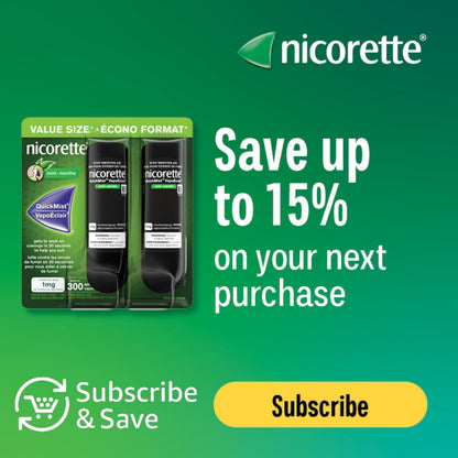 Nicorette QuickMist Nicotine Mouth Spray 1mg, Mint – NRT, 2 x 150 Sprays Nicorette