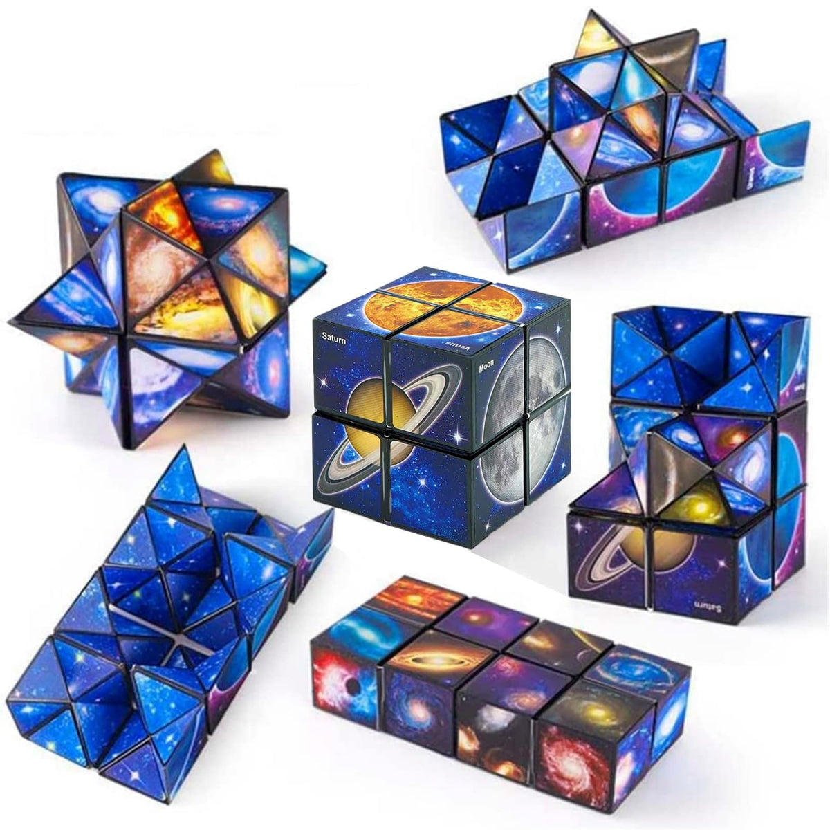Sweethome Star Cube Magic Cube, 2 in 1 Magic Cube Infinity Cube Creative Decompression Cube for Kids Adults - Birthday Christmas Children's Day Gifts 🍁 All In One Marketplace Canada