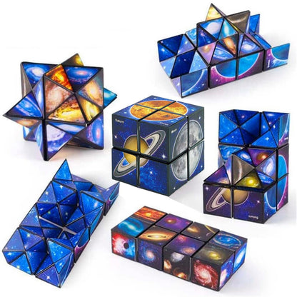 Sweethome Star Cube Magic Cube, 2 in 1 Magic Cube Infinity Cube Creative Decompression Cube for Kids Adults - Birthday Christmas Children's Day Gifts 🍁 All In One Marketplace Canada