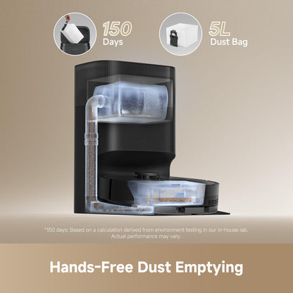 DREAME D20 Plus Robot Vacuums and mop, Self-Emptying, DuoBrush for Pet Hair dreame