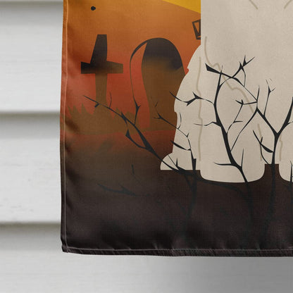 Caroline's Treasures BB4290CHF Halloween South Russian Sheepdog Canvas House Size Flag, Large, Multicolor