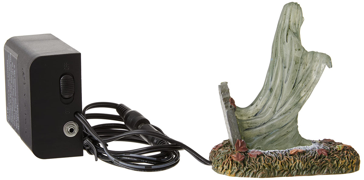 Figurine décorative lumineuse de fantôme au cimetière pour village d'Halloween Department 56