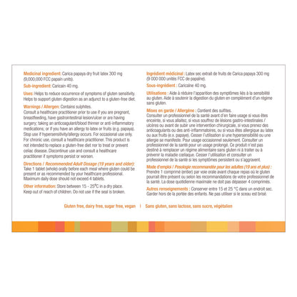 GluteGuard Enteric Coated Tablets - 10 Count - Helps manage your exposure to hidden gluten, support gluten digestion