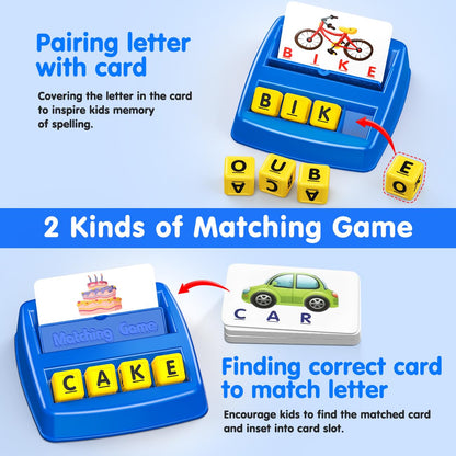 HahaGift Educational Toys for 3-5 Year Old Boy Girl Gifts, Matching Letter Learning Games Activities, Ideal Christmas Birthday Gift for Toddler Kids Age 3 4 5 6 7 Year Olds Boys Girls 🍁 All In One Marketplace Canada