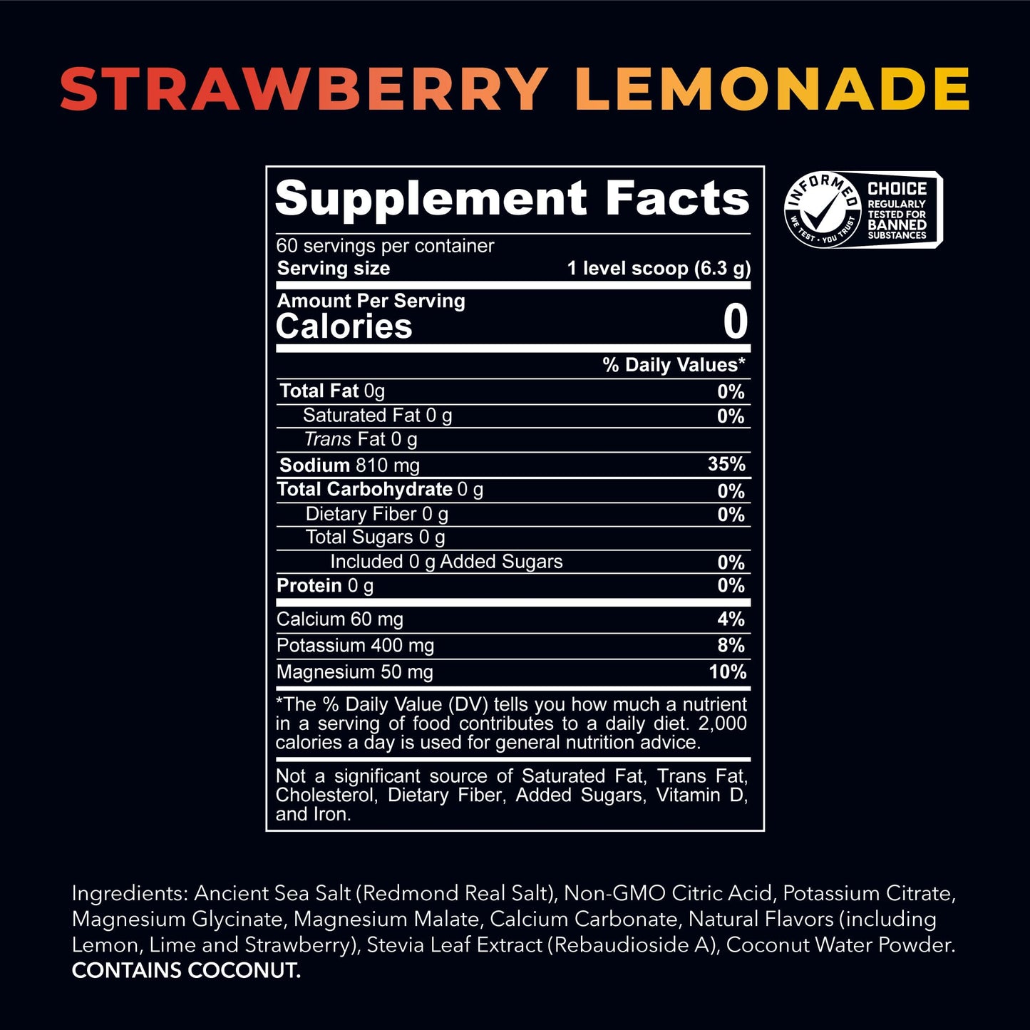 REDMOND Re-Lyte Hydration Electrolyte Mix (Strawberry Lemonade) - Available at All In One Marketplace Canada