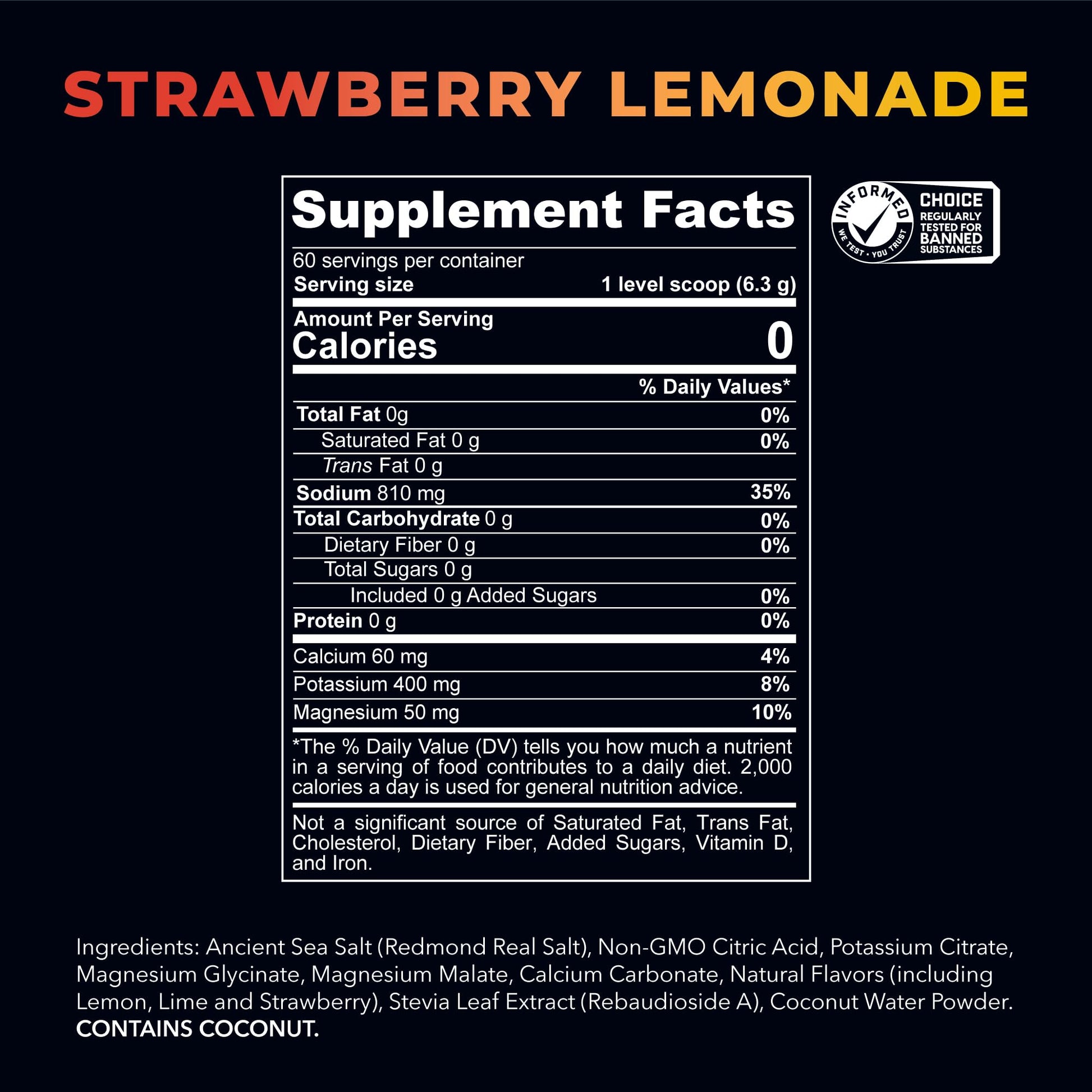 REDMOND Re-Lyte Hydration Electrolyte Mix (Strawberry Lemonade) - Available at All In One Marketplace Canada