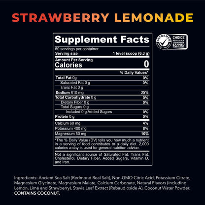 REDMOND Re-Lyte Hydration Electrolyte Mix (Strawberry Lemonade) - Available at All In One Marketplace Canada