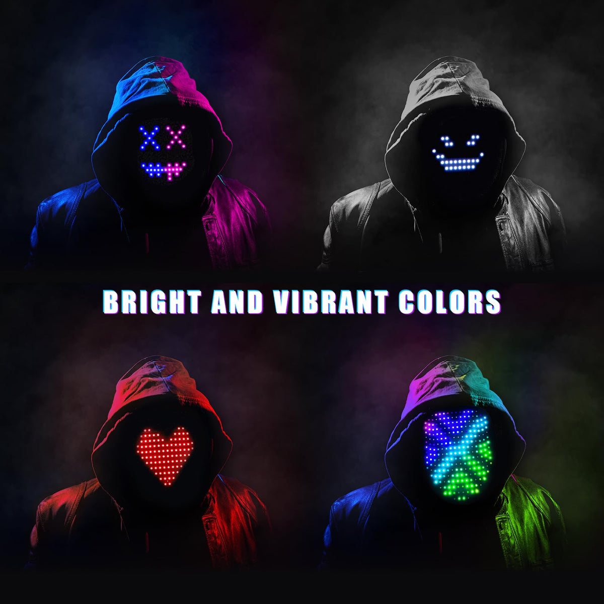 LED Light Up Mask with Gesture Sensing, Kids Toys Gifts for Boys 🍁 All In One Marketplace Canada