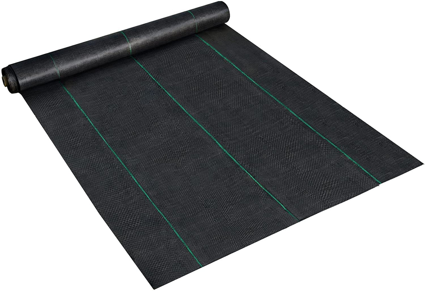 VEVOR 6.5FTx300FT Premium Weed Barrier Fabric Heavy Duty 3OZ, Woven Weed Control Fabric, High Permeability Good for Flower Bed, Geotextile Fabric for Underlayment, Polyethylene Ground Cover