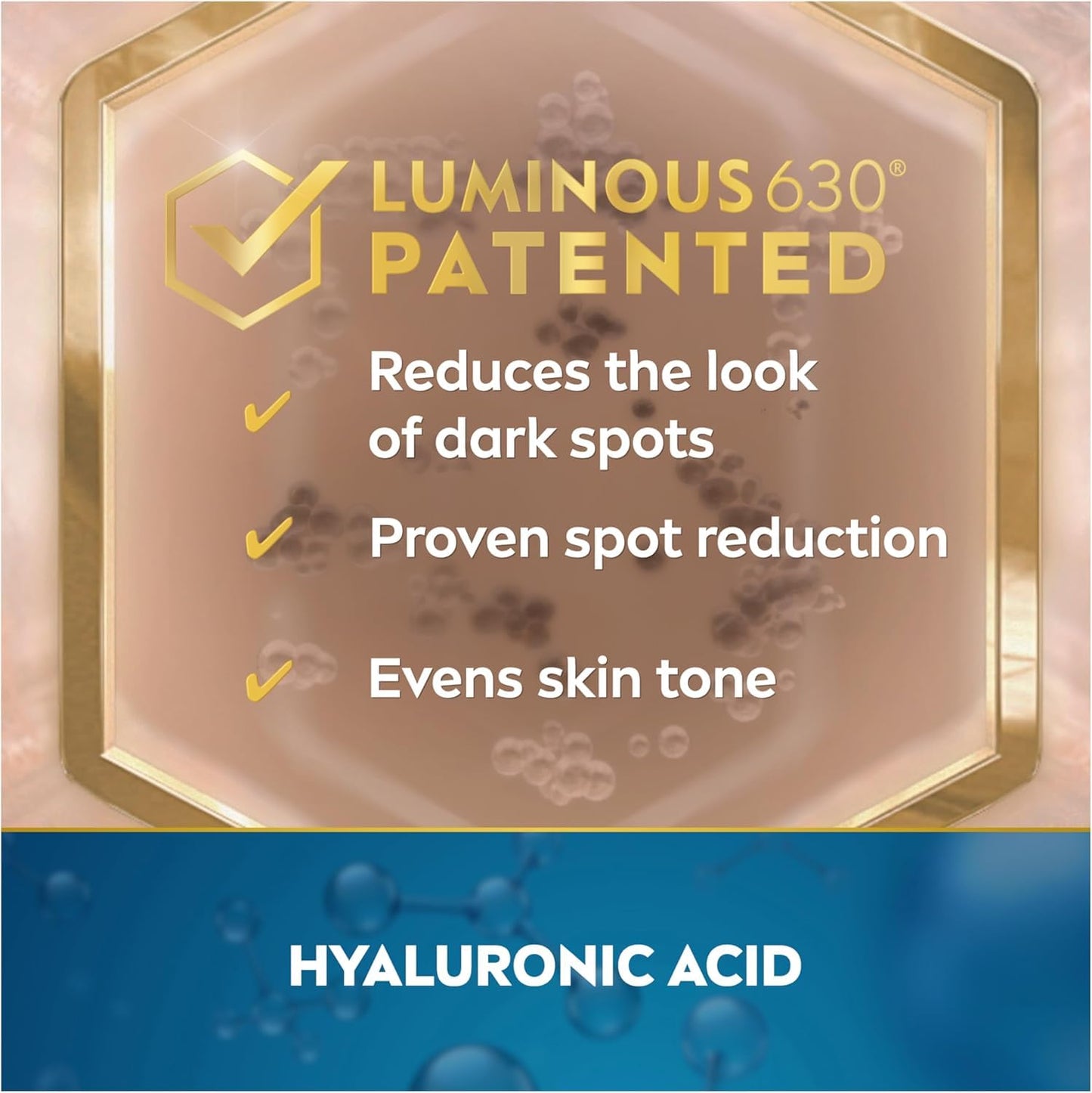 NIVEA LUMINOUS630 Dark Spot Solution Even Tone Face Cream for All Skin Types, Dark Spot Cream for Face Reduces Appearance of Dark Spots, Hyaluronic Acid Moisturizer, Dermatological Skin Care, 50mL NIVEA