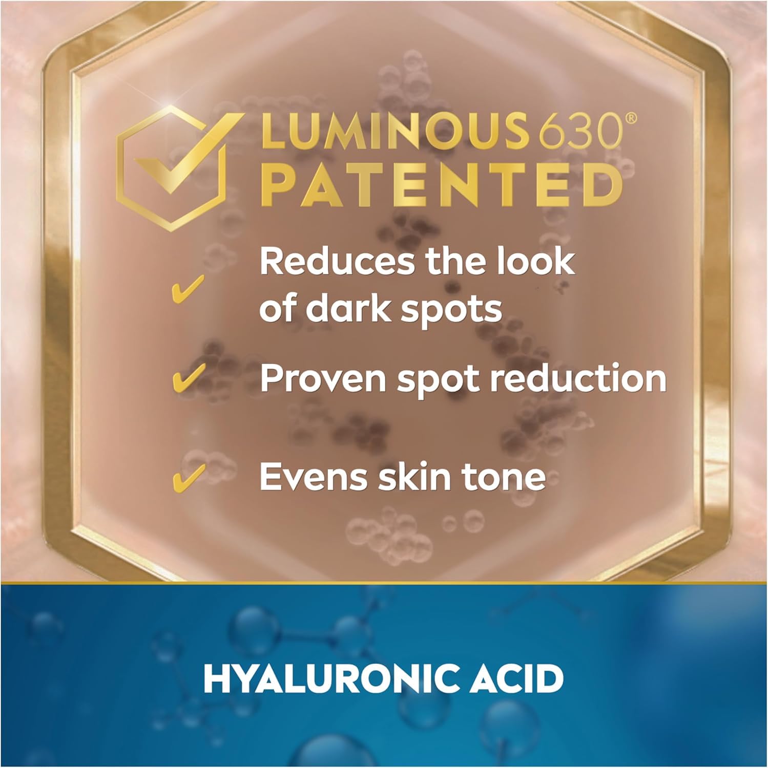 NIVEA LUMINOUS630 Dark Spot Solution Even Tone Face Cream for All Skin Types, Dark Spot Cream for Face Reduces Appearance of Dark Spots, Hyaluronic Acid Moisturizer, Dermatological Skin Care, 50mL NIVEA