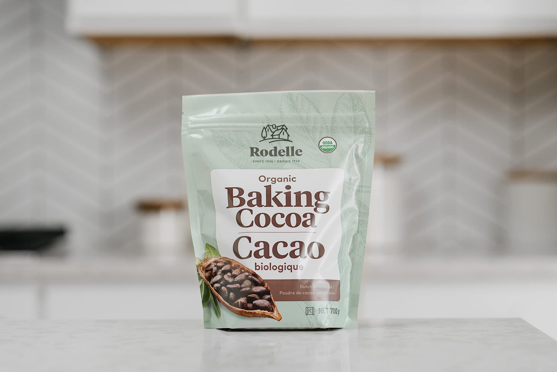 Rodelle Organi Cocoa, 700g Rodelle