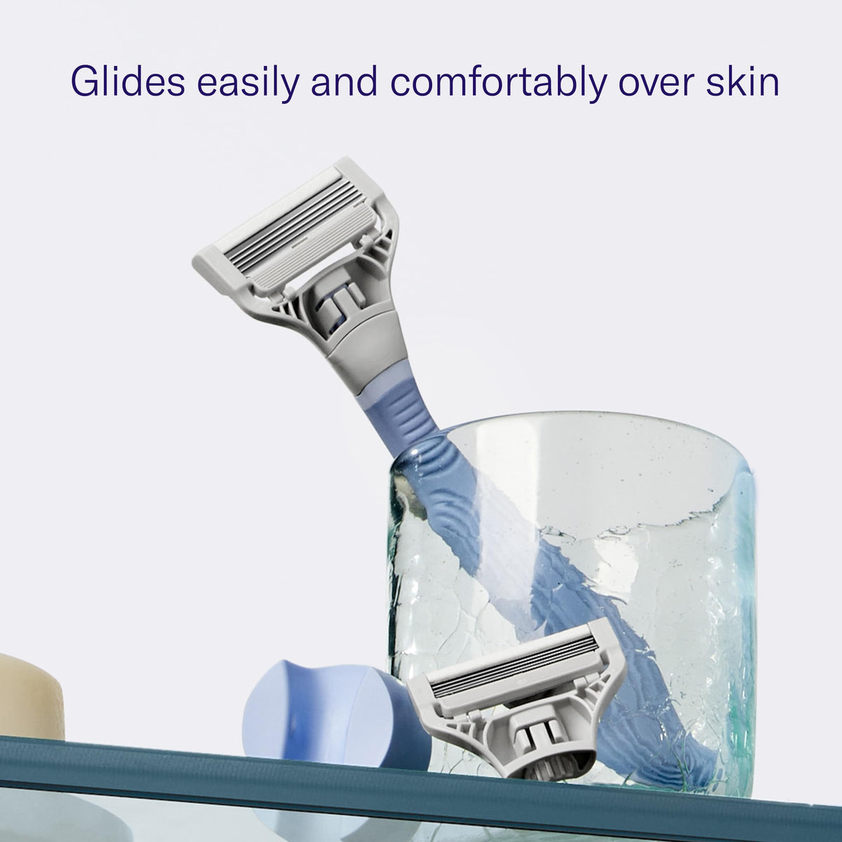 Flamingo Multi-Blade Pubic Razor Refill Cartridges for Women, 8 Count