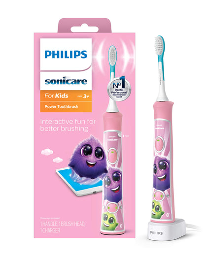 Philips Sonicare for Kids Pink Rechargeable Electric Toothbrush, HX6351/41 🍁 All In One Marketplace Canada