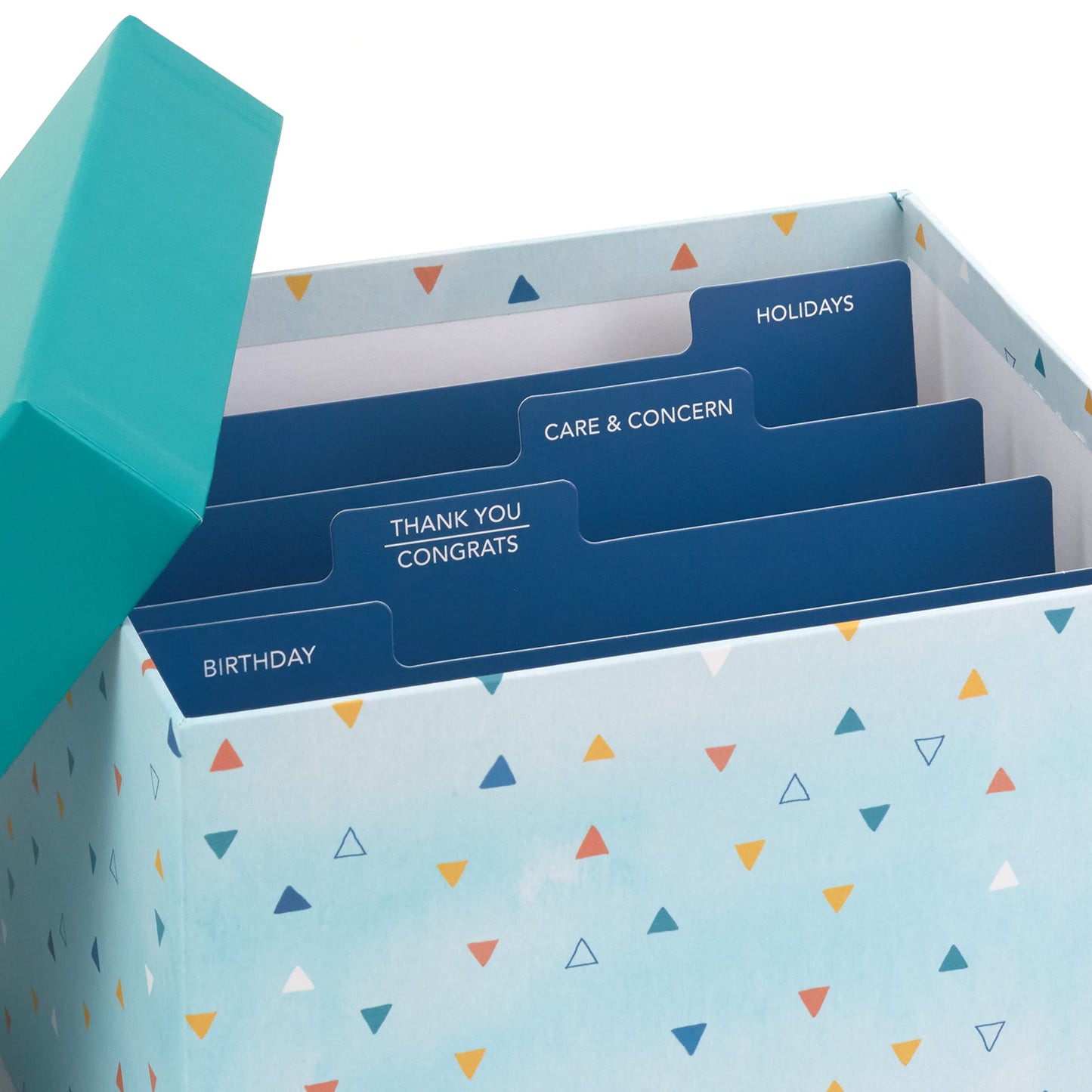 Hallmark All Occasion Boxed Set of Assorted Blank Greeting Cards with Card Organizer (Pack of 100)—Birthday, Thank You, Congratulations, Wedding, Baby, Thinking of You, Sympathy Hallmark