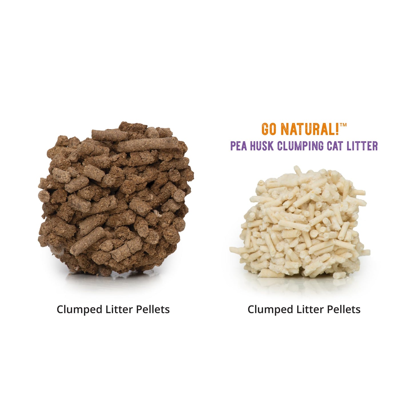 Catit Go Natural Pea Husk Clumping Cat Litter, Tofu, Vanilla 5.6 kg, Dust Free & Lightweight Cat Litter, Easy to Scoop Litiere Pour Chat