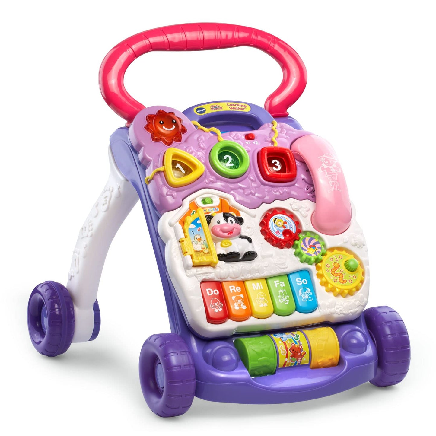 VTech Sit-to-Stand Learning Walker (Frustration Free Packaging - English Version), Purple VTech