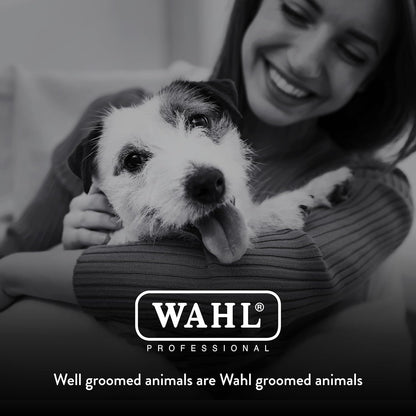 Wahl Professional Animal 5-in-1 Adjustable Pro Fine Adjustable Clipper Blade - for Arco, 5 Style Groom, Bravura, Chromado, Creativa, Figura & Motion Clippers - Replacement Blades - Silver, Made in Germany - Model 58190 Wahl