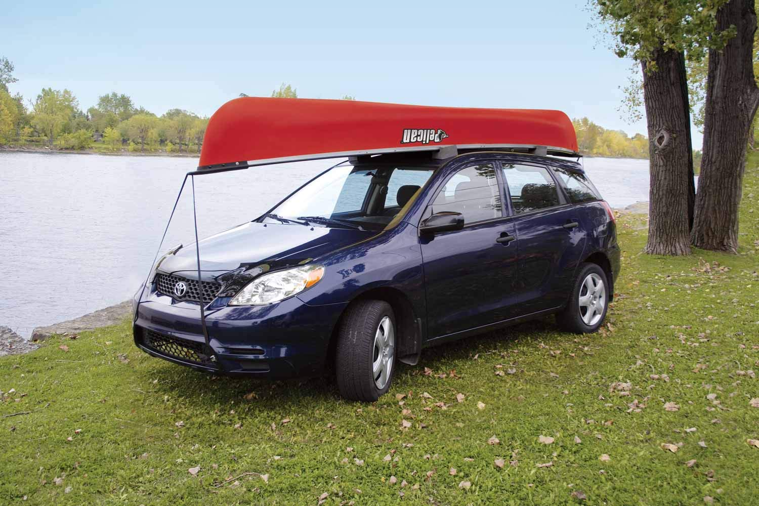 Pelican Sport PS0520-3 Canoe Car Roof Top Carrier Rack, Charcoal/Black Pelican