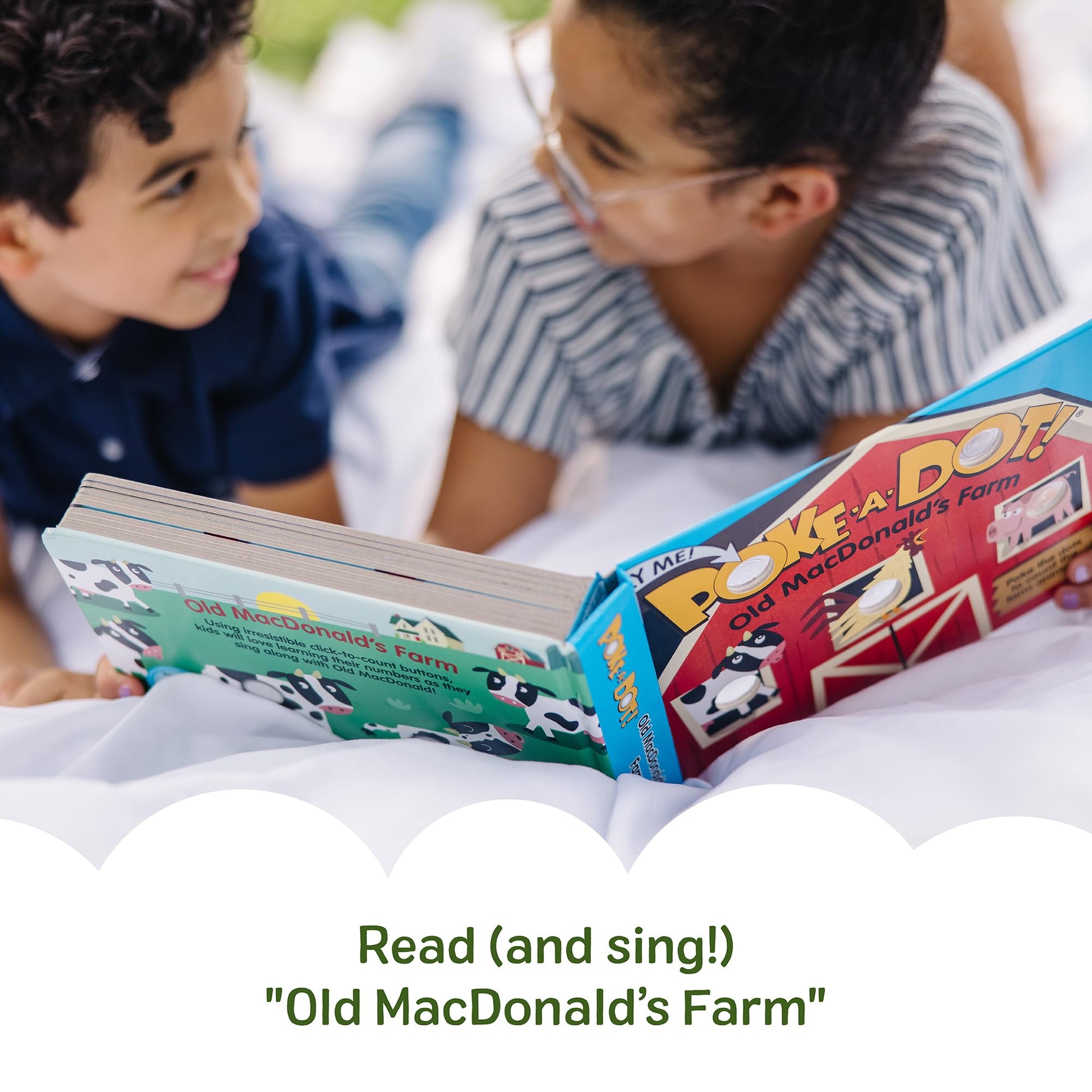 Melissa & Doug Poke-a-Dot Old MacDonald's Farm Board Book Toy Melissa & Doug